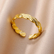 Gold Zircon Ring